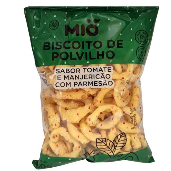 Imagem de Biscoito de Polvilho Mió Sabor Tomate e Manjericão com Parmesão 80g