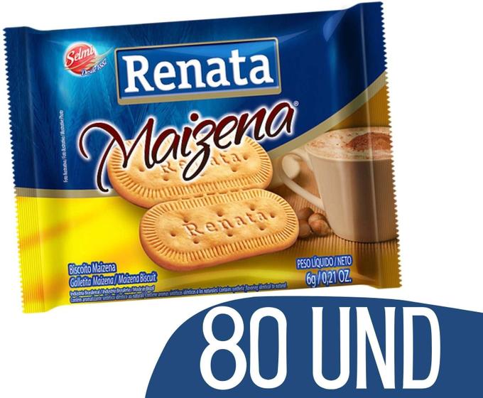 Imagem de Biscoito Em Sache Individual Renata Maisena Maizena 80 Un