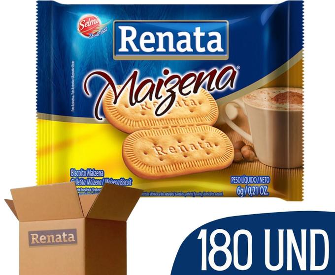 Imagem de Biscoito Em Sache Individual Renata Maizena Maisena - 180 Un