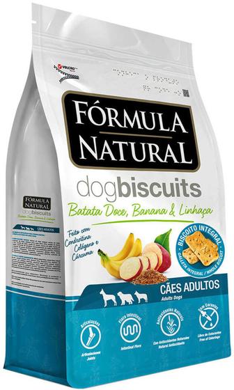 Imagem de Biscoito Fórmula Natural Super Premium para Cães Porte Médio e Grande Sabor Banana e Batata Doce