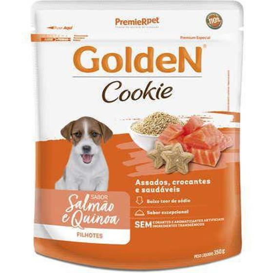 Imagem de Biscoito Golden Cookie Salmão e Quinoa p/ Cães Filhotes 350g