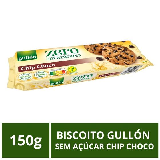 Imagem de Biscoito Gullón Sem Açúcar, Chip Choco, 150g