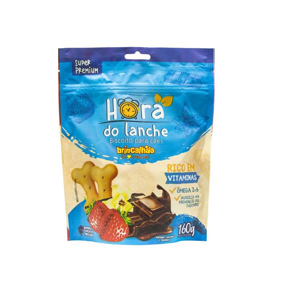 Imagem de Biscoito Hora Do Lanche Morango Chocolate Baunilha Brincalhão