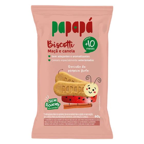 Imagem de Biscoito infantil PAPAPÁ maçã e canela 60g