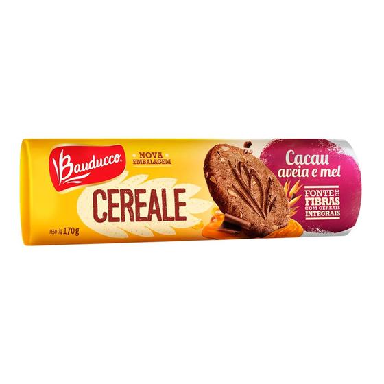 Imagem de Biscoito Integral Bauducco Cereale Cacau, Aveia e Mel com 170g