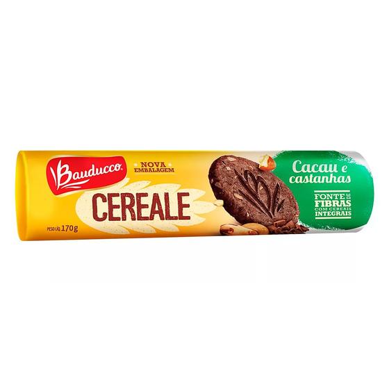 Imagem de Biscoito Integral Bauducco Cereale Cacau e Castanhas com 170g