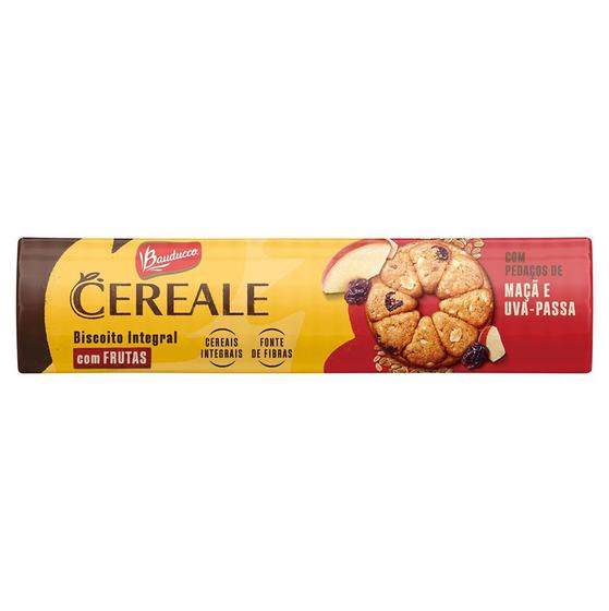 Imagem de Biscoito Integral com Pedaços de Uva-Passa e Maçã Cereale Bauducco 141g