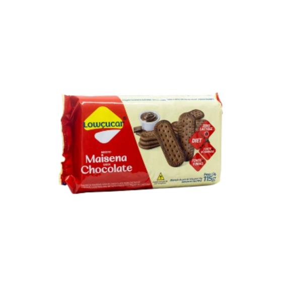 Imagem de Biscoito maisena de chocolate 115g Lowçucar