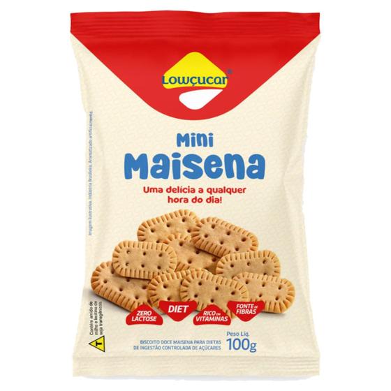 Imagem de Biscoito Mini Maisena Diet, Zero Lactose Lowçucar 100g