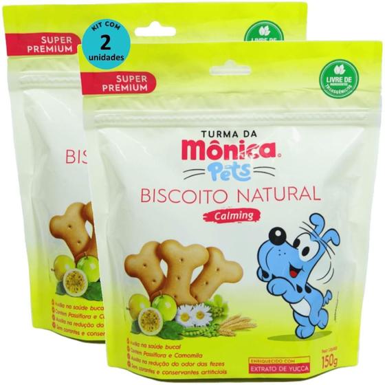 Imagem de Biscoito Natural Calming 150G Turma Da Mônica Kit Com 2