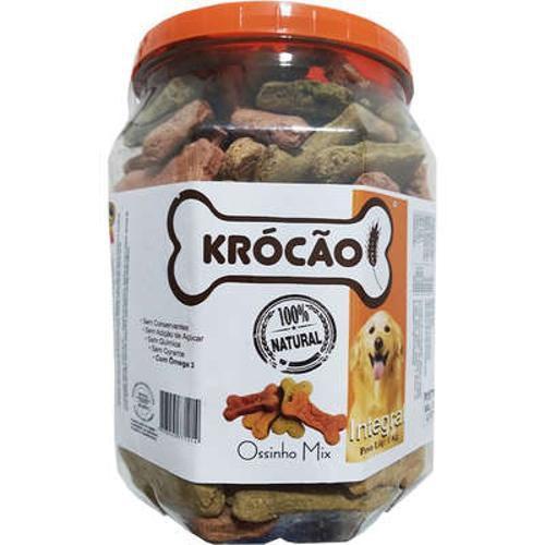 Imagem de Biscoito Natural Para Cachorro Ossinho Mix 1Kg Krocão