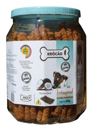 Imagem de Biscoito Natural Para Cachorro Palito De Coco 900G Krocão