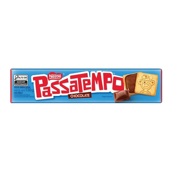 Imagem de Biscoito Nestlé Recheado Passatempo Chocolate 130g