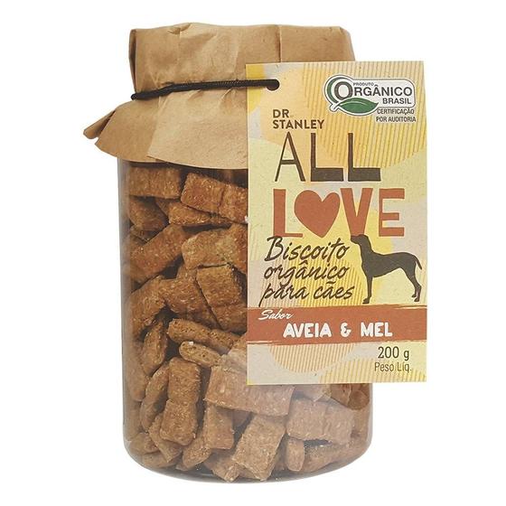 Imagem de Biscoito Orgânico All Love Aveia & Mel para Cães - 200 g