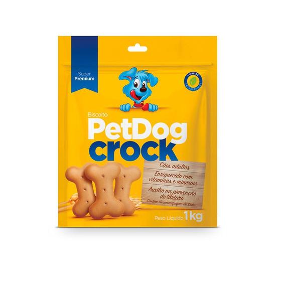 Imagem de Biscoito para Cães PetDog Crock 1kg