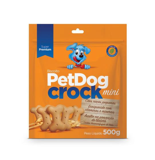 Imagem de Biscoito para Cães Petdog Crock Mini 500 Gramas