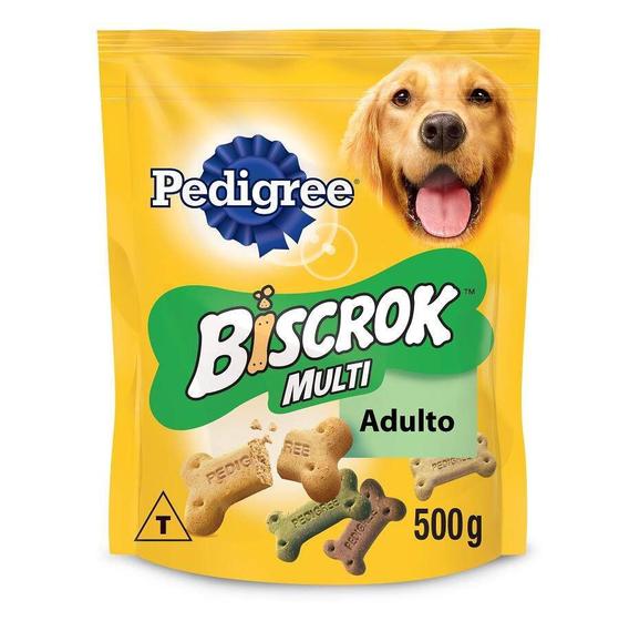 Imagem de Biscoito Pedigree Biscrok Multi para Cães Adultos - 500g