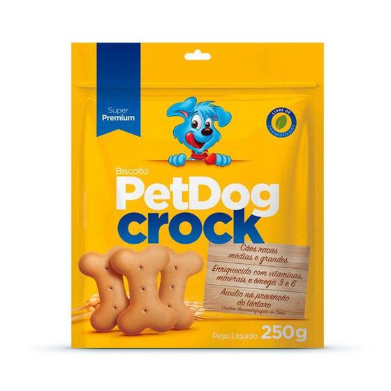 Imagem de Biscoito Pet Dog Crock Tradicional para Cães - 250g