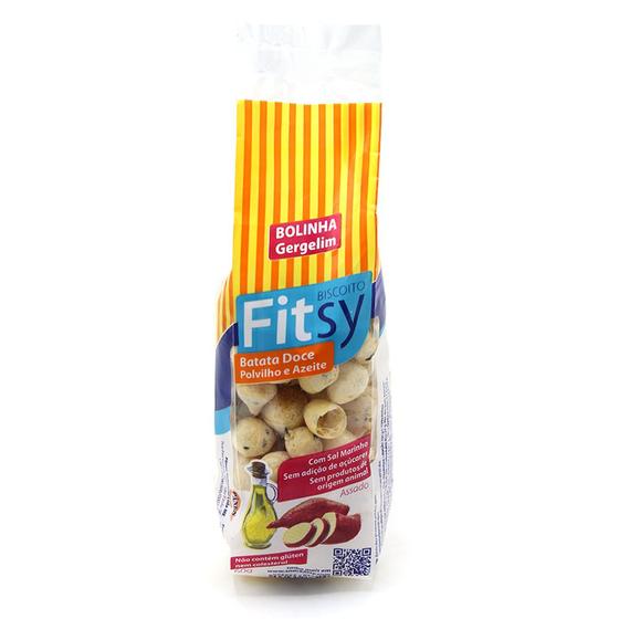 Imagem de Biscoito Polvilho de Batata Doce e Azeite com Gergelim Fitsy 60g