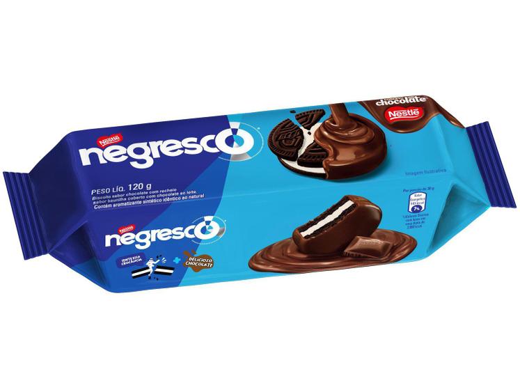 Imagem de Biscoito Recheado Chocolate com Cobertura