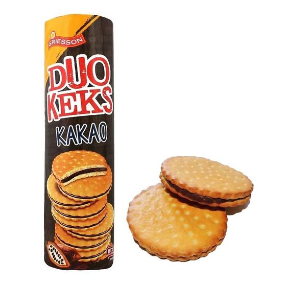 Biscoito Recheado Chocolate Duo Keks Alemão Griesson 500g Menor preço em Biscoito Recheado Chocolate Duo Keks Alemão Griesson 500g