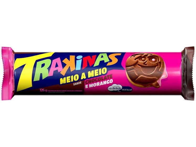 BISCOITO TRAKINAS RECHEADO SABOR CHOCOLATE E CHOCOLATE BRANCO 126G BISCOITO TRAKINAS RECHEADO SABOR CHOCOLATE E CHOCOLATE BRANCO 126G