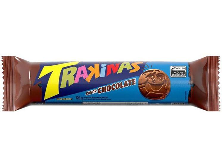 Imagem de Biscoito Recheado Chocolate Trakinas 126g