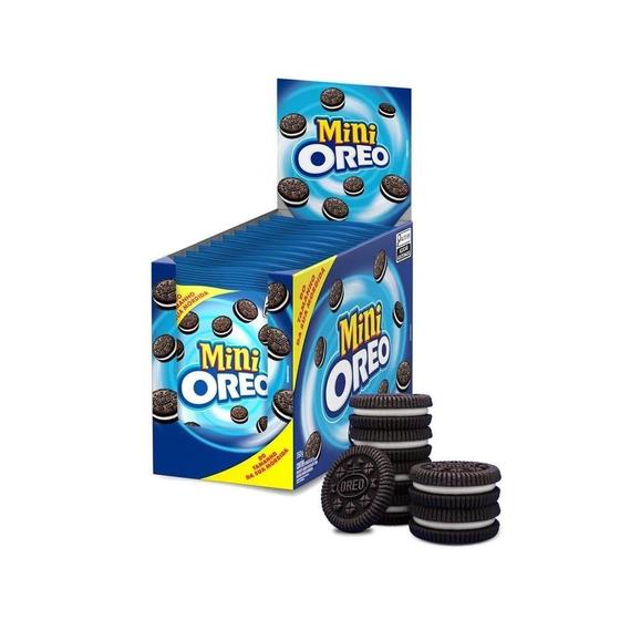 Imagem de Biscoito Recheado Mini Oreo 35g Display com 10 Unidades