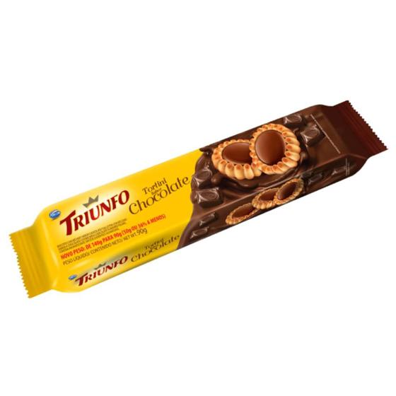 Imagem de Biscoito Recheado Tortinhas Triunfo Bolacha 90g