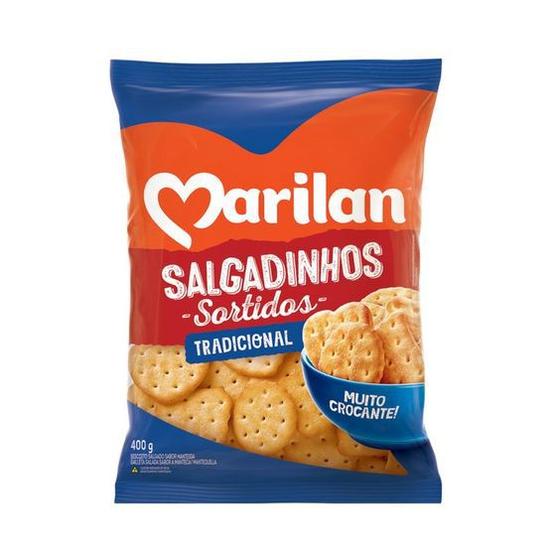 Imagem de Biscoito Salgadinhos Sortidos Snack Qualidade Marilan 400g