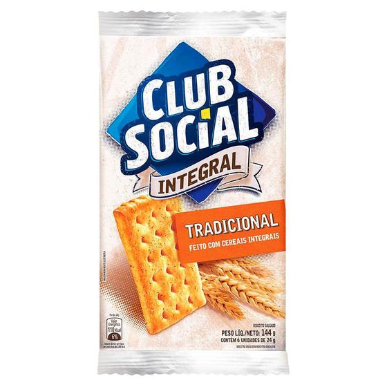 Imagem de Biscoito Salgado Club Social integral multipack 144g