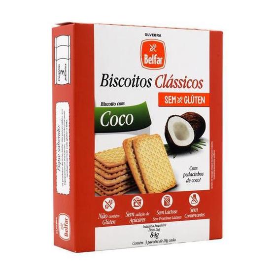 Imagem de Biscoito sem Glúten 86gr - Belfar