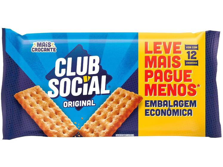 Biscoito sem Recheio Original Club Social Menor preço em Biscoito sem Recheio Original Club Social