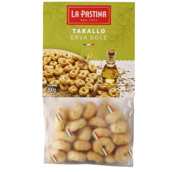 Imagem de Biscoito Tarallo Italiano Erva Doce La Pastina 200G