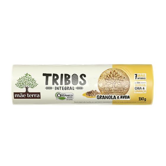 Biscoito Tribos Orgânico Granola e Aveia 130g - Mãe Terra Menor preço em Biscoito Tribos Orgânico Granola e Aveia 130g - Mãe Terra