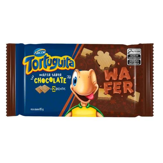 Imagem de Biscoito Wafer Arcor Tortuguita Chocolate 85g