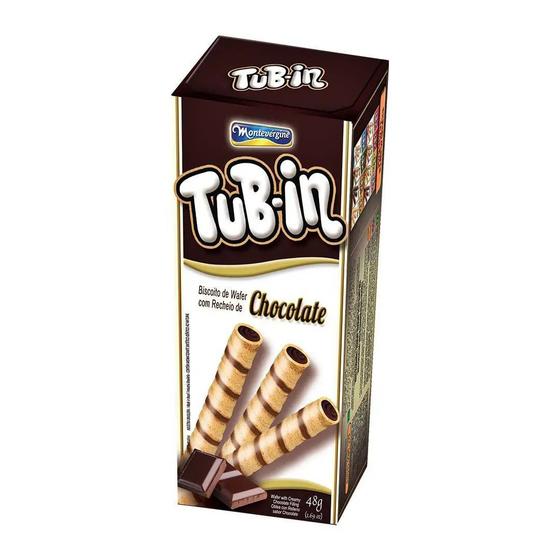 Imagem de Biscoito  Wafer Chocolate 48gr - Tub-in