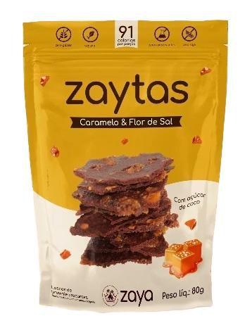 Imagem de Biscoito Zaytas Caramelo Sem Glúten Zaya 80g