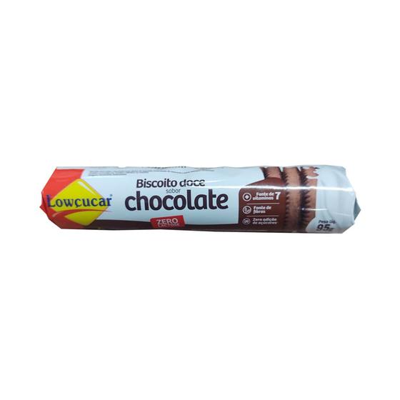 Imagem de Biscoito Zero Lactose, Zero Açúcar Chocolate Lowçucar 95g