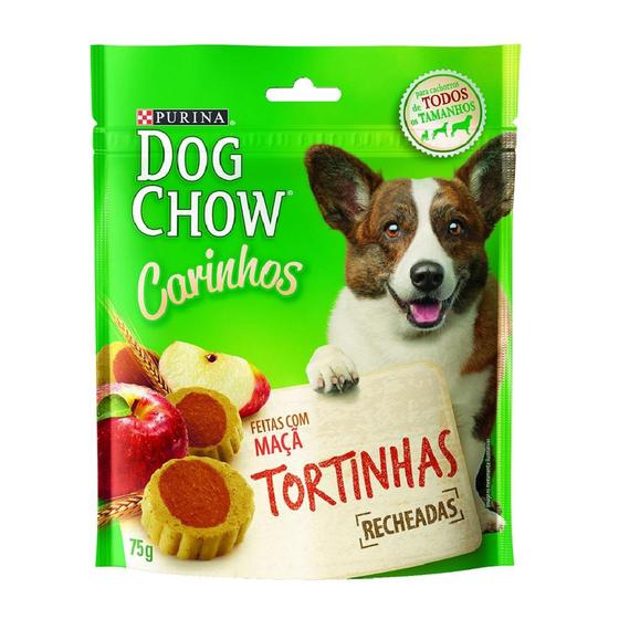 Imagem de Biscoitos Dog Chow Carinhos Tortinhas Maça 75 gr - Nestlé purina
