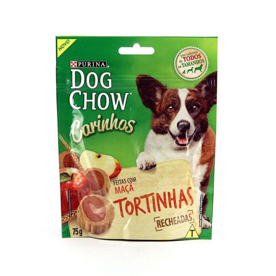 Imagem de Biscoitos Dog Chow Carinhos Tortinhas Maçã - 75g - Purina