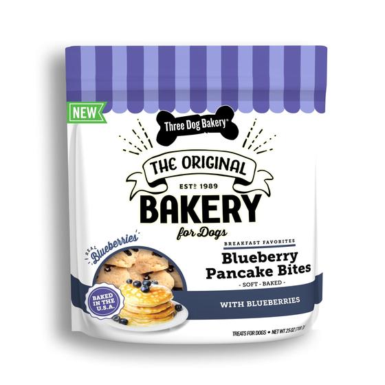 Imagem de Biscoitos para Cachorro Blueberry Pancake Bites - Three Dog Bakery