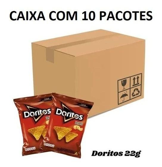 Imagem de Biscoitos Salgadinhos Elma Chips Doritos Caixa C/ 10 De 22g