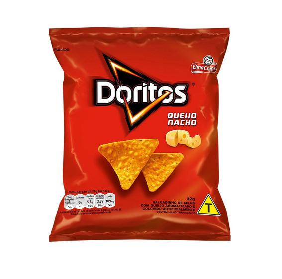 Imagem de Biscoitos Salgadinhos Elma Chips Doritos Caixa C/ 25 De 22g