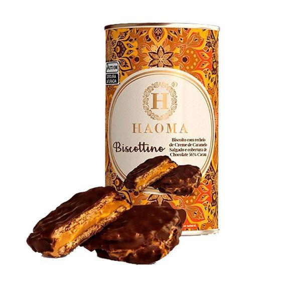 Imagem de Biscottino Caramelo Salgado Chocolate 56% Haoma 168G