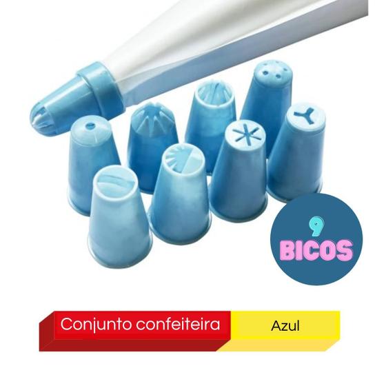 Imagem de Bisnaga Confeiteira de Bolo com 09 Bicos Décor Útil