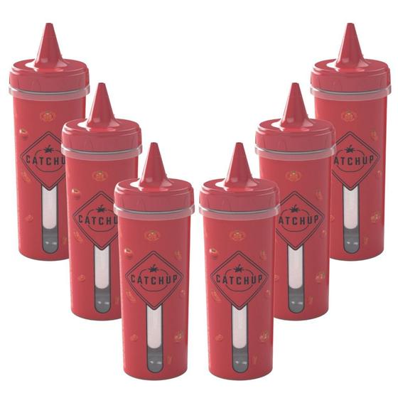 Imagem de Bisnaga de ketchup 250ml com 6 unidades Plasutil ref.8705