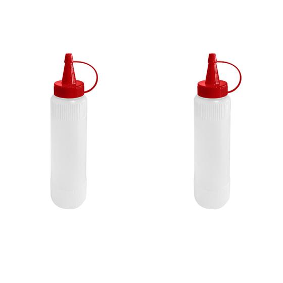 Imagem de Bisnaga Ketchup Mostarda Molhos Grande 400ml Kit Com 2 Unidades
