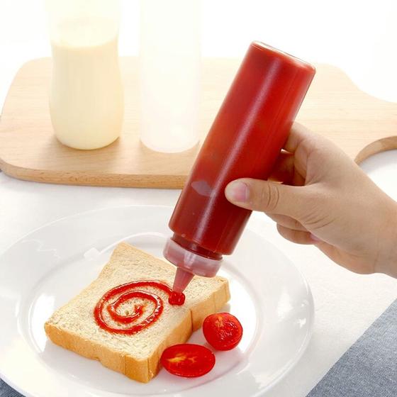 Imagem de Bisnagas Maionese Ketchup Para Lanche Molhos 400ml