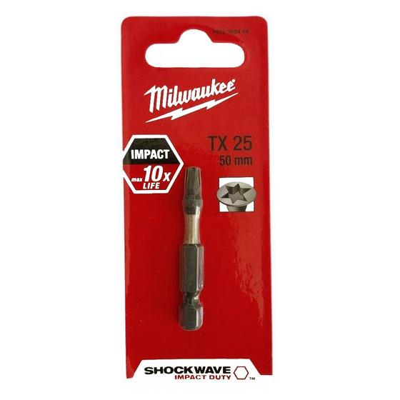 Imagem de Bit torx tx25 x 50mm com 10 pçs 4932352444 - milwaukee